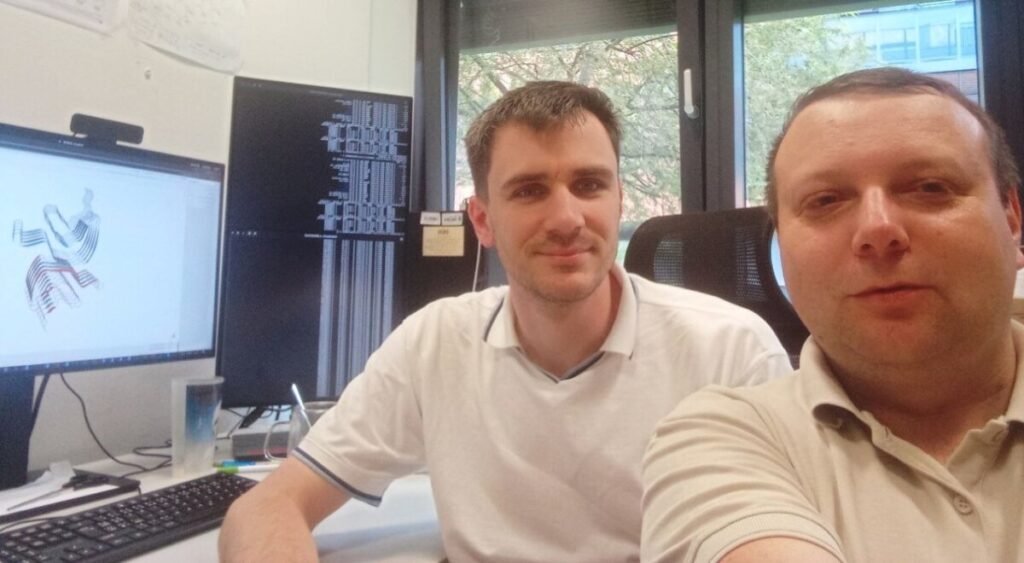 Volodymyr Shvadchak and Denys Biriukov